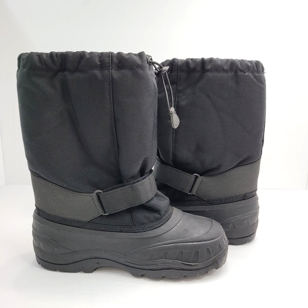 Kamik Mid Calf Winter Women's Boots Black US Size 7 - Picture 6 of 10